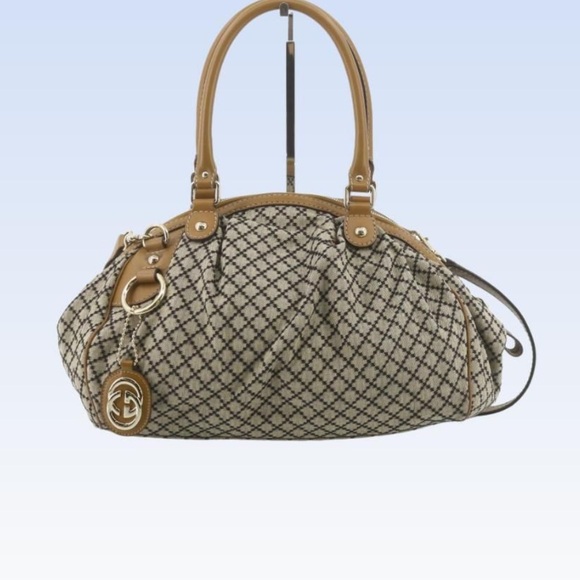 Gucci White Boston Bag - Picture 1 of 5